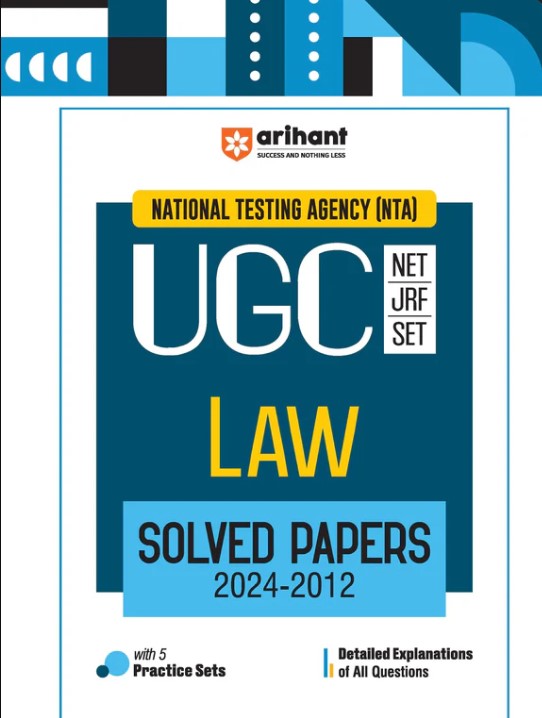 NTA UGC NET/JRF/SET Law Solved Papers 2024 - 2012